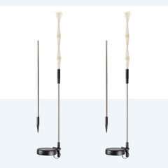 Salcar set of 2 LED solar garden lights with firework effect