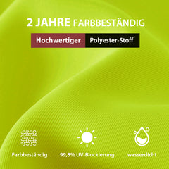 Sekey 300 x 200 cm Alu Sonnenschirm mit Kurbel, Sonnenschutz UV50+