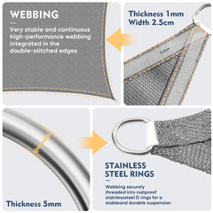 Sun sail HDPE sun protection sail