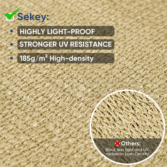 Sun sail HDPE sun protection sail