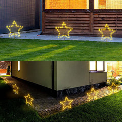 Salcar 3/6 piece set LED solar garden lights with star