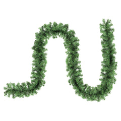 Salcar Weihnachtsgirlande künstlich Grün PVC – 3m/5m/10m, Realistische Tannengirlande für Innen & Außen, Dekoration für Tür, Kamin & Weihnachtsbaum