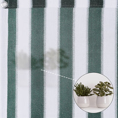 Sekey balcony privacy screen made of 220 g/m² HDPE, grey-white-black striped