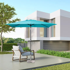Sekey 300 x 200 cm Alu Sonnenschirm mit Kurbel, Sonnenschutz UV50+ Sekey