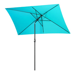 Sekey 300 x 200 cm Alu Sonnenschirm mit Kurbel, Sonnenschutz UV50+ Sekey