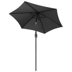 Sekey 220 cm parasol with crank and auto tilt, sun protection UV50+