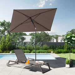 Sekey 210 x 140 cm parasol with protective cover, sun protection UV50+