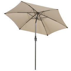 Sekey 270 cm parasol with crank, foldable while sitting, sun protection UV50+