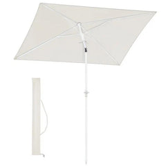 Sekey 210 × 140 cm aluminium parasol, marktparasol, tuinparasol, terrasparasol, zonwering UV 50 rechthoekig Sekey 210 × 140 cm aluminium parasol, marktparasol, tuinparasol, terrasparasol, zonwering UV 50 rechthoekig