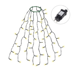 Salcar 3 m LED Christmas tree lights, with 10 strands, 350 LEDs, 31V GS certified power supply