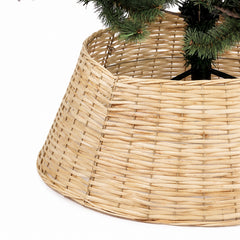 Salcar Weihnachtsbaumkorb aus Weide – Natur, 40/60 cm oder 50/68 cm