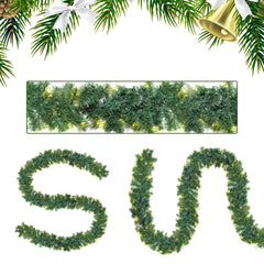 Salcar 3/5/10 m PVC Weihnachtsgirlande mit mit LED Lampen Salcar