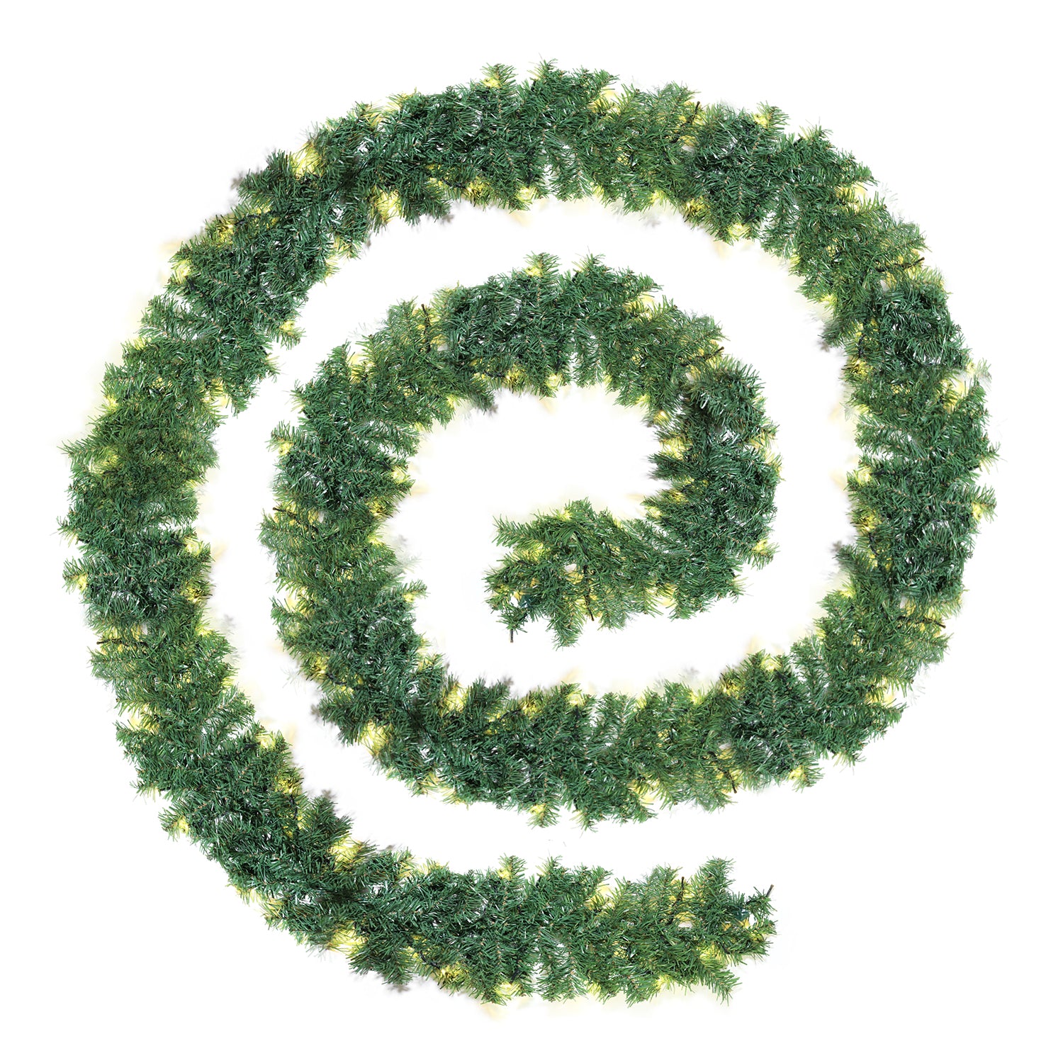 Salcar 3/5/10 m PVC Weihnachtsgirlande mit mit LED Lampen