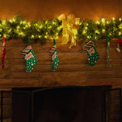 Salcar 3/5/10 m PVC Weihnachtsgirlande mit mit LED Lampen Salcar