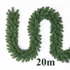 Salcar Christmas Garland Artificial Green PVC – 3m/5m/10m, Realistic Fir Garland for Indoor &amp; Outdoor Use, Decoration for Door, Fireplace &amp; Christmas Tree