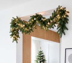 Salcar 3/5/10 m PVC Christmas garland with LED lights 