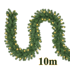 Salcar 3/5/10 m PVC Christmas garland with LED lights 