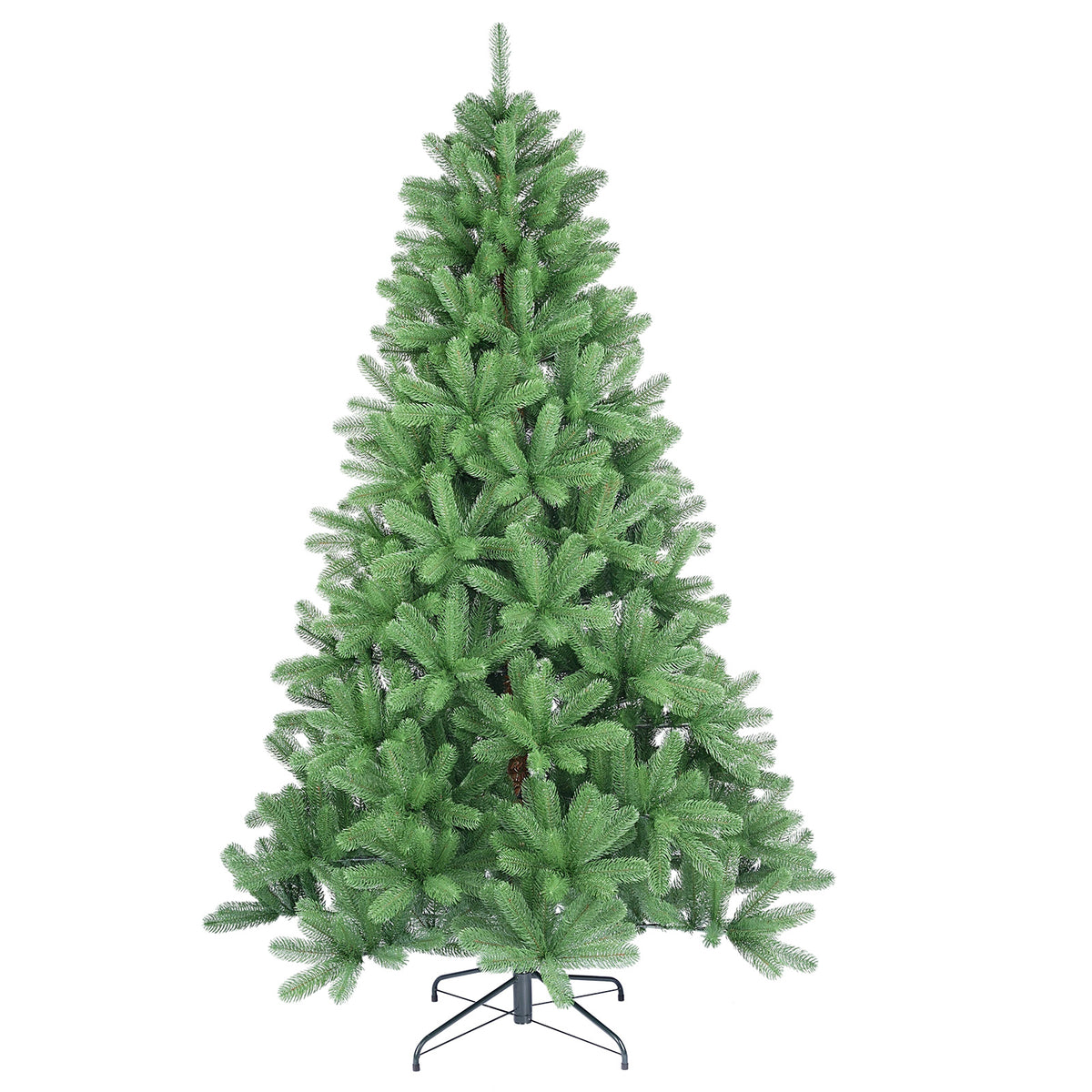 Salcar Künstlicher Weihnachtsbaum aus 100 % PE – Realistische Tannenzweige, dichter Look & stabiler Metallständer – 150 / 180 / 210 cm