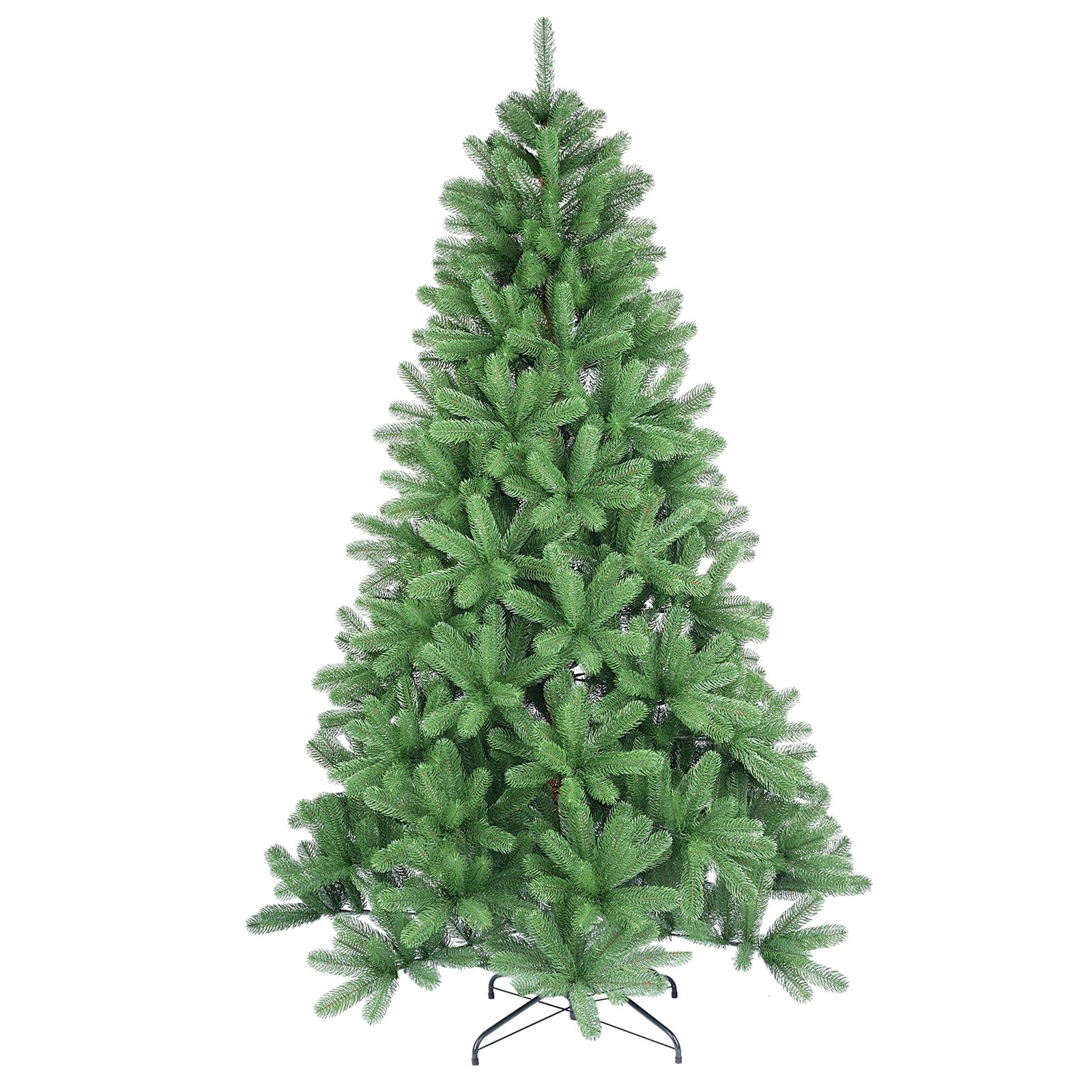 Salcar Künstlicher Weihnachtsbaum aus 100 % PE – Realistische Tannenzweige, dichter Look & stabiler Metallständer – 150 / 180 / 210 cm
