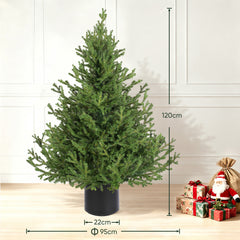 Salcar Künstlicher Weihnachtsbaum Fichte – Extra dicht & naturgetreu, bis zu 99 % PE, 90–210 cm
