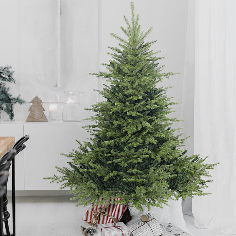 Salcar Artificial Christmas Tree, Small Spruce Christmas Tree PVC&amp;PE