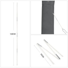 Sekey 160 x 62 cm protective cover for double parasol, made of Oxford fabric