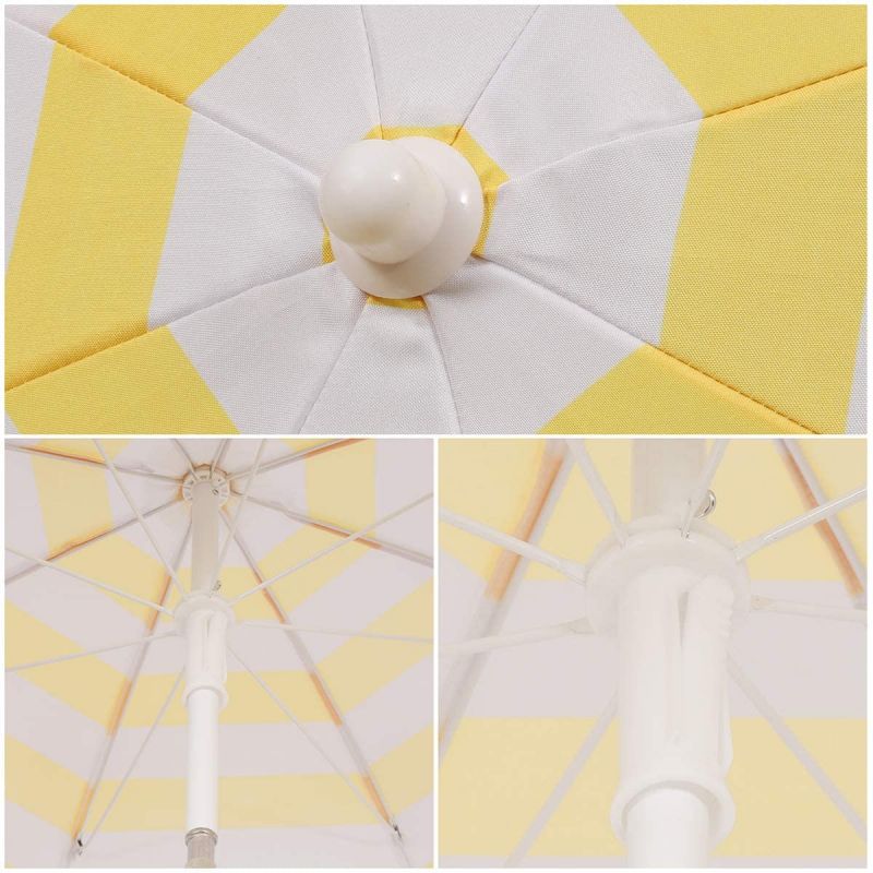 Sekey ∅ 160 cm beach umbrella with protective cover, sun protection UV25+