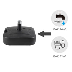 Sekey parasol stand, fillable up to 32 kg