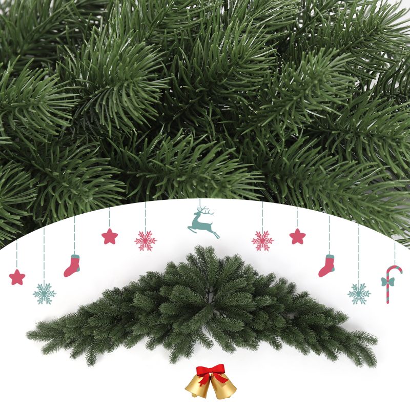 Salcar 1m Artificial Christmas Garland made of 100% PE