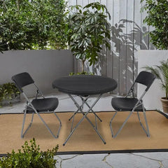 Sekey 3-teilig Balkonset, 2 Klappstuhl und Klapptisch Sekey