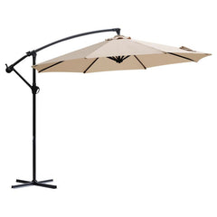 Sekey 300 cm cantilever umbrella, sun protection UV50+