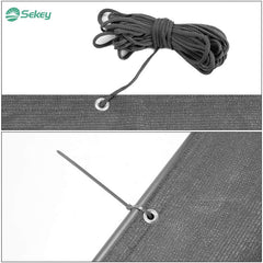 Sekey balcony privacy screen made of 220 g/m² HDPE, anthracite