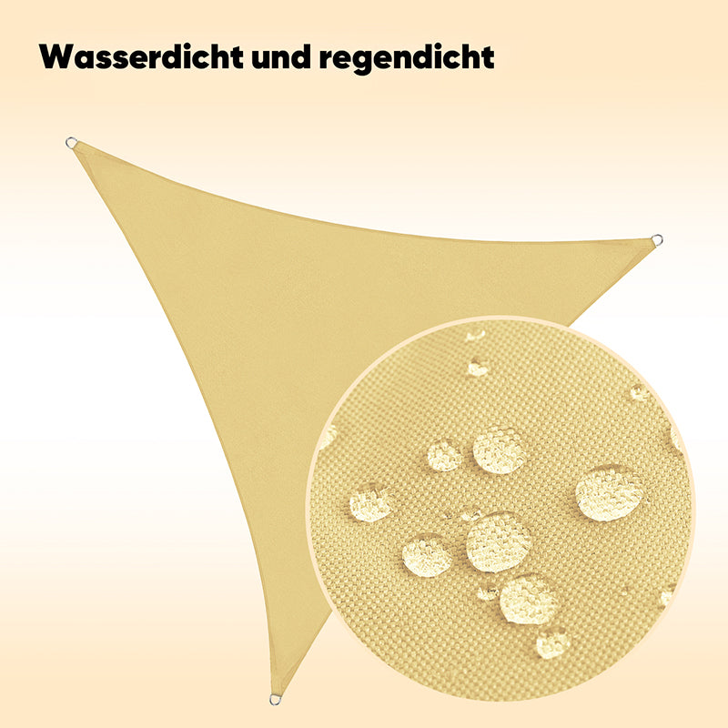 Sekey Sonnensegel mit Kit PES Sonnenschutzsegel Wasserdicht