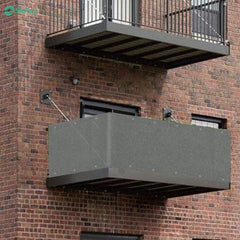 Sekey balcony privacy screen made of 220 g/m² HDPE, anthracite