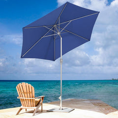 Sekey 270 cm aluminum parasol with crank, sun protection UV50+