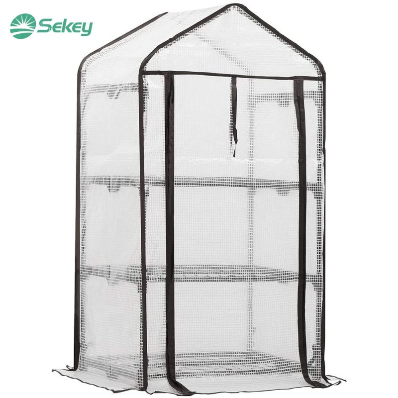 Sekey greenhouse with 3 cultivation shelves, 69 cm x 49 cm x 125 cm