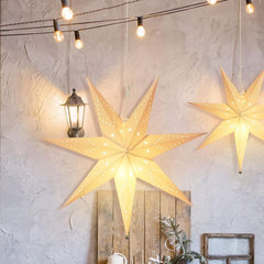 Salcar 55 cm / 75 cm LED paper star for hanging