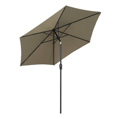 Sekey 270 cm aluminum parasol with crank, sun protection UV50+
