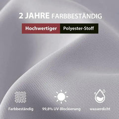 Sekey 200 x 125 cm Balkonschirm Rechteckig, Sonnenschutz UV50+ Sekey