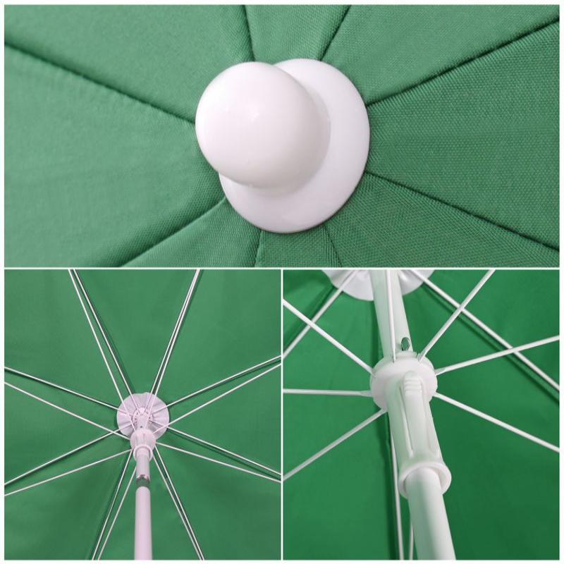 Sekey ∅ 160 cm beach umbrella with protective cover, sun protection UV25+