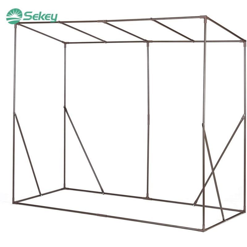 Sekey foil greenhouse with pitched roof, 200 cm x 77 cm x 146/169 cm