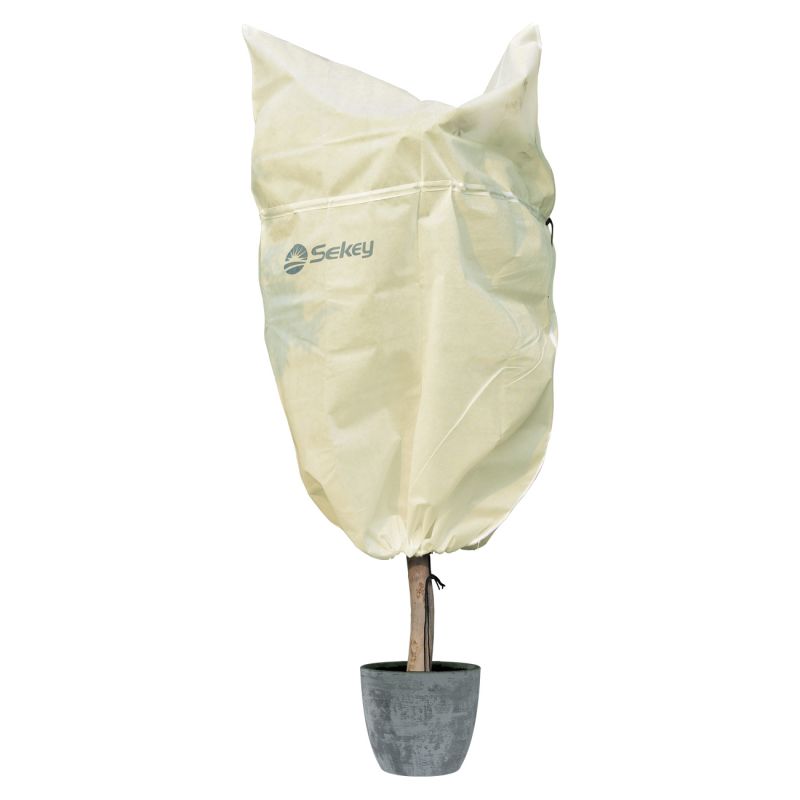 Sekey winter protection pot plant bag made of 80 g/m² nonwoven fabric, beige