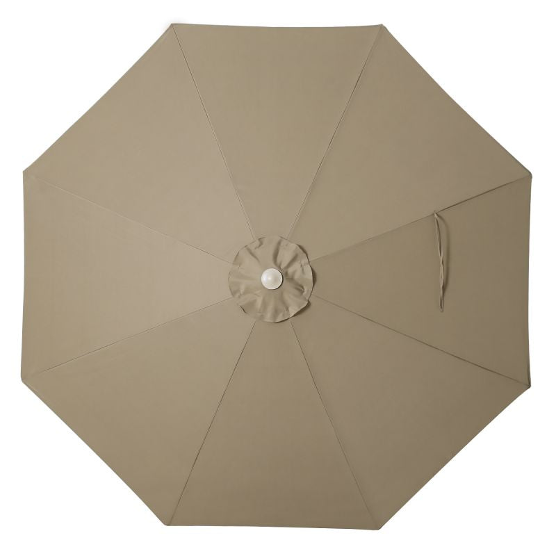 Sekey 300 cm parasol with crank, sun protection UV50+, made of wood-metal