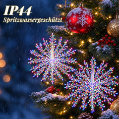 Salcar LED Feuerwerk Lichterkette 532/1250 LEDs – Ø 30/60 cm, Bunt, mit Timer, IP44 für Weihnachten, Hochzeit & Party