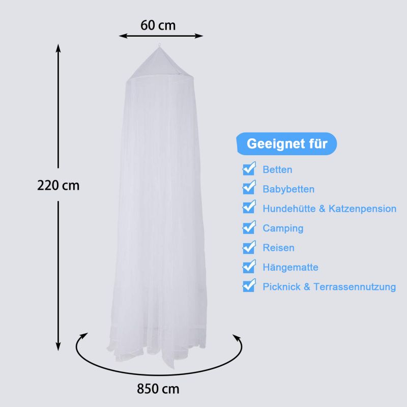 Sekey Round Mosquito Net for Bed