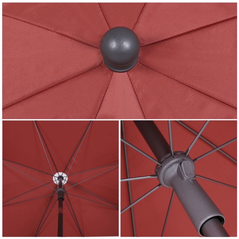 Sekey parasol 240cm with protective cover, UPF25+