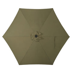 Sekey 270 cm aluminum parasol with crank, sun protection UV50+
