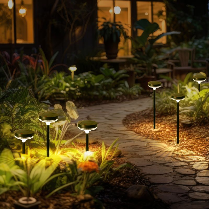 Salcar set of 2 LED solar garden lights, with 1200 mAh battery