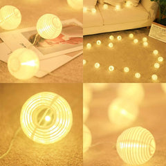 Salcar 3m/5m/10m/15m/20m LED Lantern String Lights, 10/20/40/50/80 LEDs, 31V GS-certified power supply