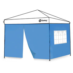 Sekey 3×3m Seitenwand für Pavillon, 2er Set, mit Reißverschlussv und Fenster